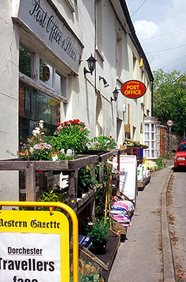 ENG: Dorset , Dorset AONB, Dorchester Area, Cattistock, Village post office store [Ask for #259.519.]