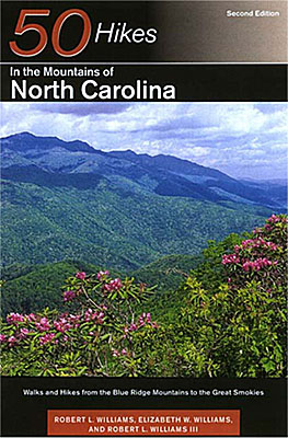 TN, Jim's photo of rhododendrons in the Great Smoky Mountains National Park is on the cover of 50 Hikes in the Tennessee Mountains, 2nd Ed, published in 2001. [Ask for #990.060.]
